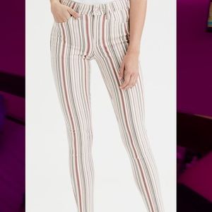 Brand New American Eagle crop Striped jeggings